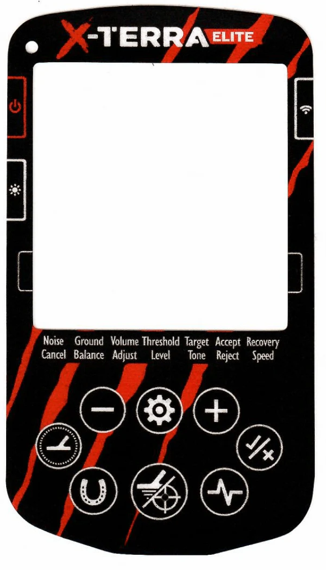 Keypad Sticker for The Minelab X-Terra Elite