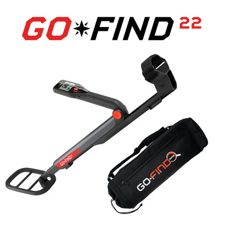 MINELAB GO FIND 22 METAL DETECTOR + FREE GO FIND CARRY BAG