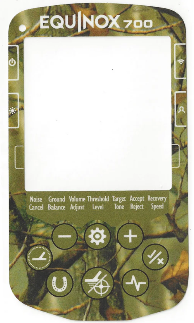 Keypad Sticker for The Minelab Equinox 700