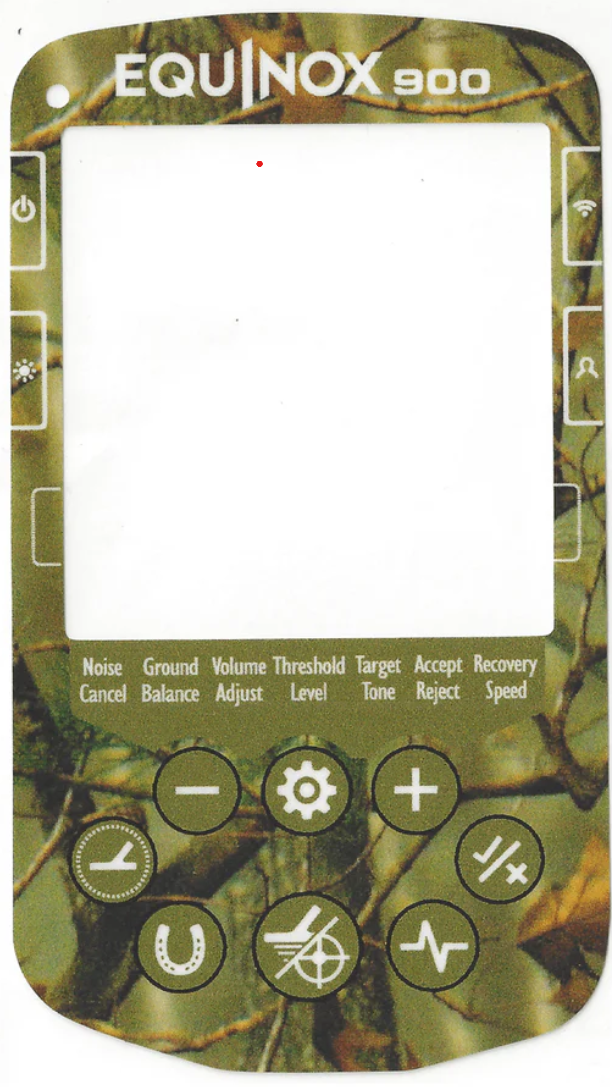 Keypad Sticker for The Minelab Equinox 900
