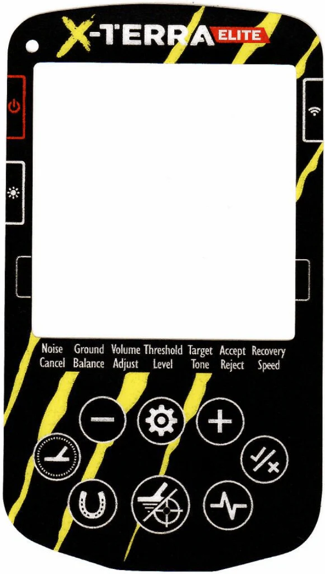 Keypad Sticker for The Minelab X-Terra Elite
