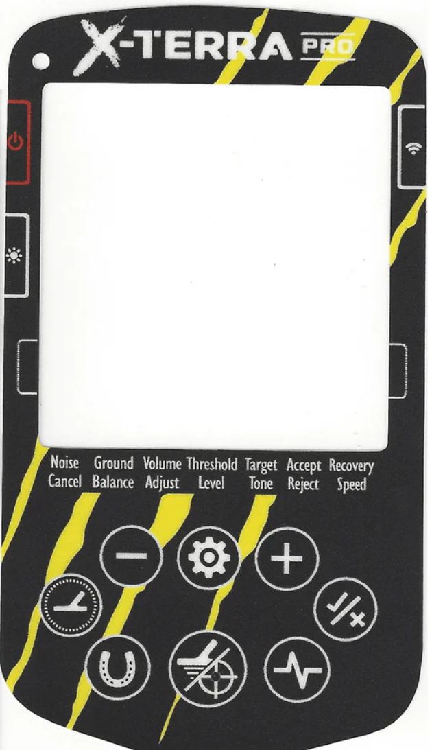 Keypad Sticker for The Minelab X-Terra Pro
