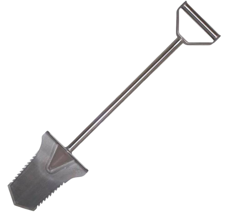 Evolution Pro-Cut stainless steel spade d handle
