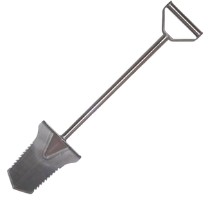 Evolution Pro-Cut stainless steel spade d handle