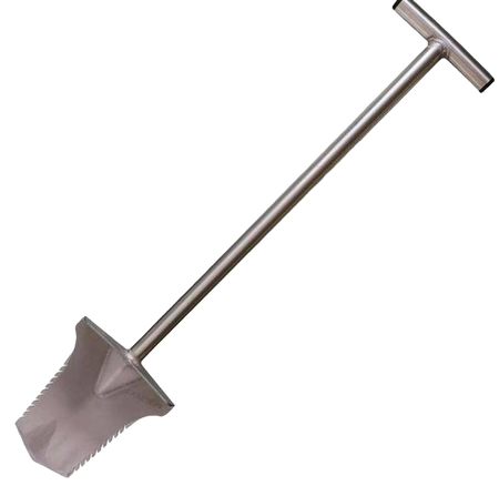 Evolution Pro Cut stainless steel T spade.
