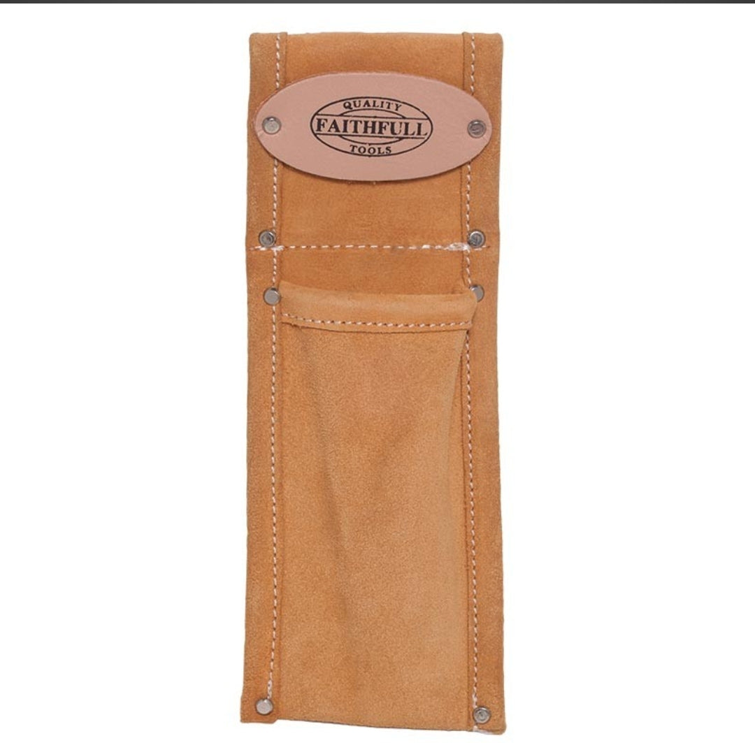 Leather trowel holster