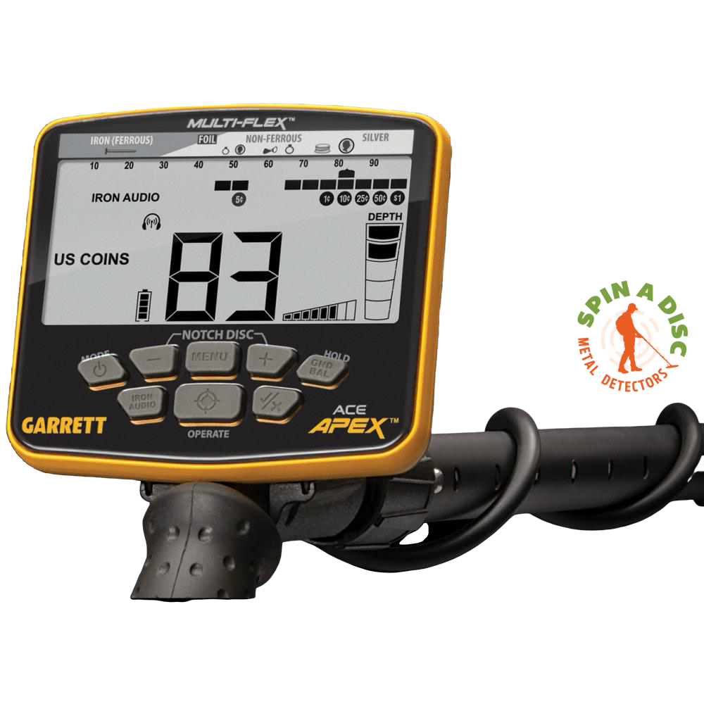 Garrett Ace Apex Metal Detector standard pack